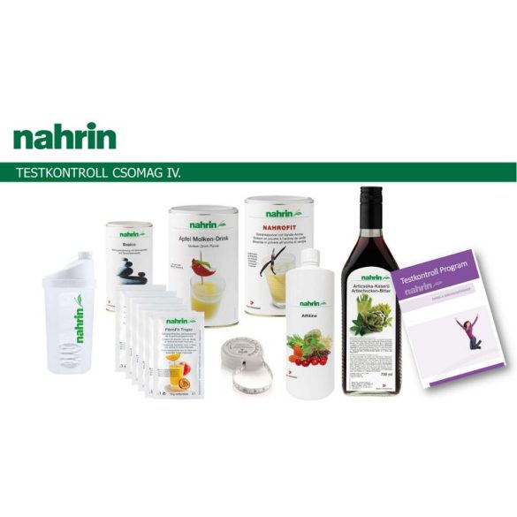Nahrin Testkontroll csomag IV. (6 féle termék+2 kiadvány)